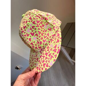 Disney Mickey Mouse SnapBack‎ Hat Edge Collection Green Pink Graphic Flat Bill
